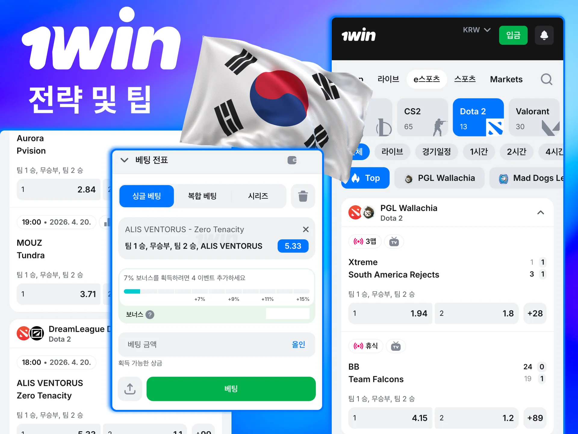 팀 기록·배당률 흐름 분석이 1win Dota 2 베팅에 도.