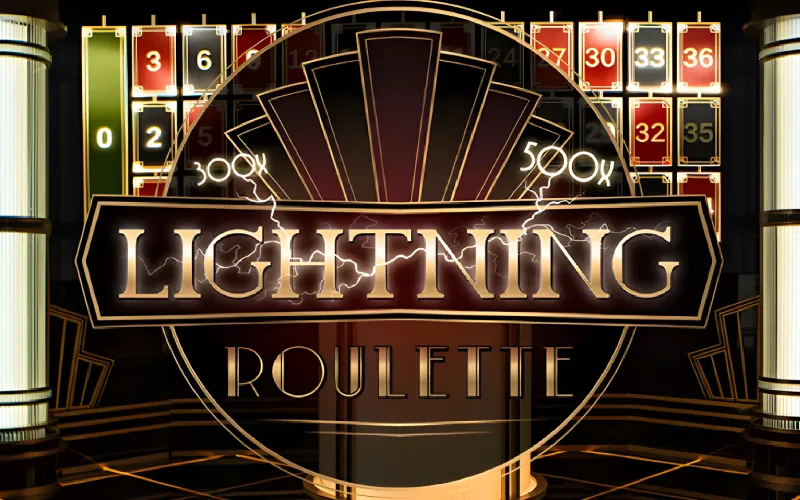 번개 배당으로 당첨을 강화하는 1win Lightning Roulette.